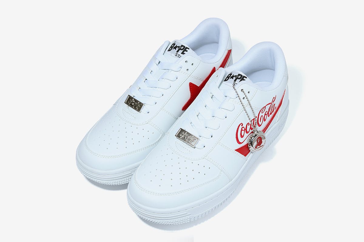 coca cola bape shoes